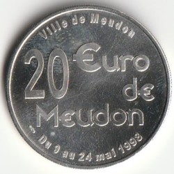 FRANCE - 91290 - MEUDON - EUROS OF CITIES - 20 EURO 1998 - MAY 9 TO 24