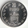 78370 - PLAISIR - EUROS DES VILLES - 20 EURO 1998 - 6 AU 21 JUIN - HÔTEL DE VILLE