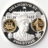 MÉDAILLE - CHARLES DE GAULLE - 1 FRANC 1960 - GRANDEUR ET PRESTIGE - 2000 ANS D'HISTOIRE