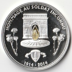 MÉDAILLE - HOMMAGE AU SOLDAT INCONNU - 'LA FRANCE VICTORIEUSE' - ARC DE TRIOMPHE