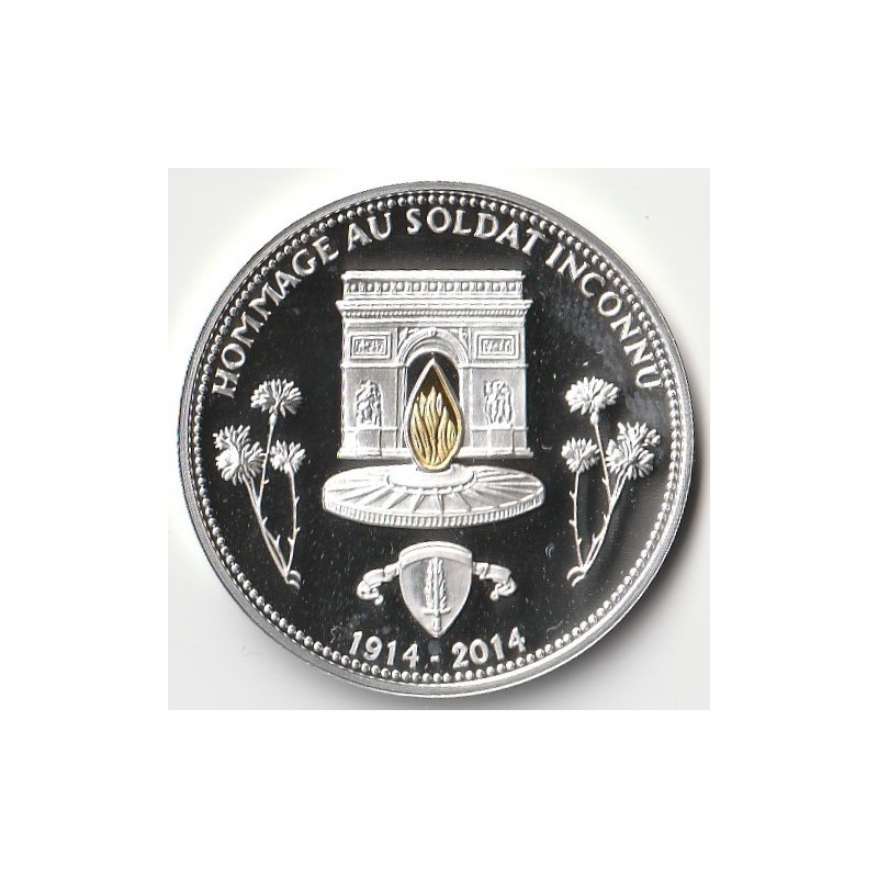 MÉDAILLE - HOMMAGE AU SOLDAT INCONNU - 'LA FRANCE VICTORIEUSE' - ARC DE TRIOMPHE