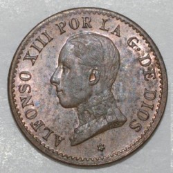 ESPAGNE - KM 731 - 1 CENTIMO 1912 - Alphonse XIII