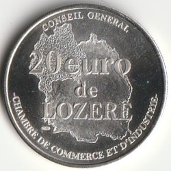 FRANCE - County 48320 - LOZERE - EURO DE VILLES - 20 EURO - JUNE 13 TO 30, 1998