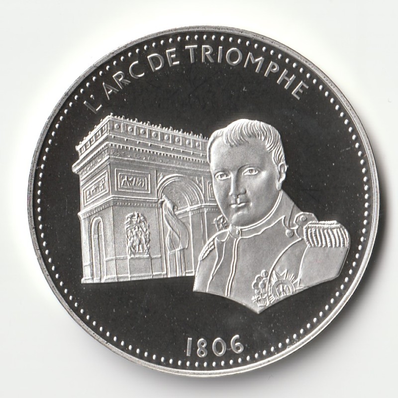 FRANKREICH - MEDAILLE - DIE JUWELEN VON PARIS - DER ARC DE TRIOMPHE - NAPOLEON - 1896