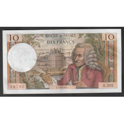 FRANCE - 10 FRANCS VOLTAIRE...