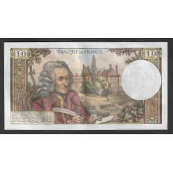 FRANCE - 10 FRANCS VOLTAIRE - 07/08/1969 - K.502