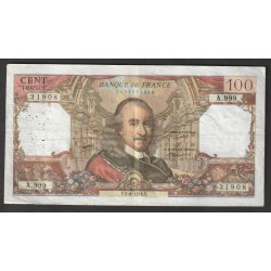 FRANCE - PICK 149 - 100 FRANCS CORNEILLE - TYPE 1964 - 05/08/1976 - A.999