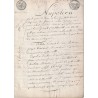 OLD DOCUMENT - YEAR 1807 - NAPOLEONIAN PERIOD