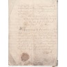 OLD DOCUMENT - YEAR 1813 - NAPOLEONIAN PERIOD