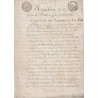 OLD DOCUMENT - YEAR 1807 - NAPOLEONIAN PERIOD