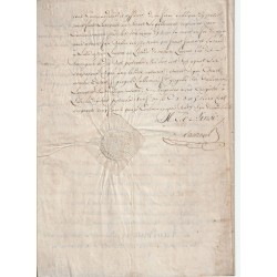 OLD DOCUMENT - YEAR 1807 - NAPOLEONIAN PERIOD