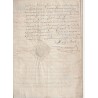 OLD DOCUMENT - YEAR 1807 - NAPOLEONIAN PERIOD