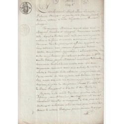 ANCIEN DOCUMENT - ANNÉE 1813 - PERIODE NAPOLEONNIENNE