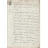 ANCIEN DOCUMENT - ANNÉE 1813 - PERIODE NAPOLEONNIENNE