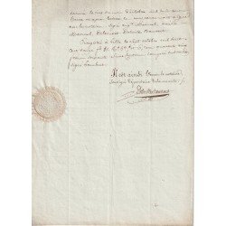 ANCIEN DOCUMENT - ANNÉE 1813 - PERIODE NAPOLEONNIENNE