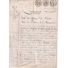 ANCIEN DOCUMENT - ACTE NOTARIAL - VENTE DE MAISON - ANNÉE 1821 - RÉDIGÉ PENDANT LE REGNE DE LOUIS XVIII