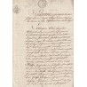 OLD DOCUMENT - YEAR 1816 - WRITTEN DURING THE REIGN OF LOUIS XVIII