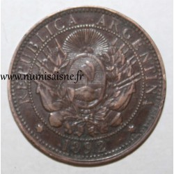 ARGENTINA - KM 33 - 2 CENTAVOS 1892