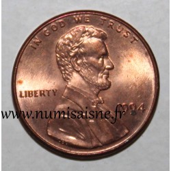 ÉTATS UNIS - KM 201 b - 1 CENT 1994 - Philadelphie - Lincoln - Memorial