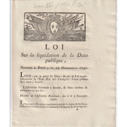 ANCIEN DOCUMENT - ANNÉE 1790 - RÉDIGÉ PENDANT LE REGNE DE LOUIS XVI