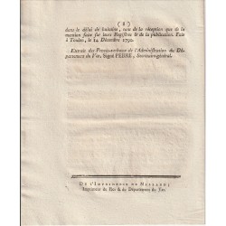 OLD DOCUMENT - YEAR 1790 - WRITTEN DURING THE REIGN OF LOUIS XVI