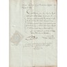 ANCIEN DOCUMENT - VENDEMIAIRE - AN XIV - RÉDIGÉ PENDANT LA REVOLUTION FRANCAISE