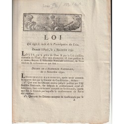 ANCIEN DOCUMENT - ANNÉE 1790 - RÉDIGÉ PENDANT LE REGNE DE LOUIS XVI