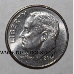 ETATS UNIS - KM 195a - 1 DIME 2014 P - Philadelphie - FRANKLIN ROOSEVELT