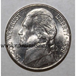 UNITED STATES - KM A192 - 5 CENTS 1998 P - Philadelphie - Thomas Jefferson