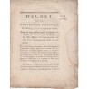 ANCIEN DOCUMENT - DÉCRET DU 2 OCTOBRE 1792 - DANS LE BUT D'AIDER LA VILE DE LILLE ASSIÉGÉE  - PAR ROLAND ET DANTON