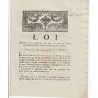 ANCIEN DOCUMENT - LOI DU 30 AOUT 1792 - RELATIVE A LA CONFISCATION DES BIENS DES CONSPIRATEURS