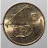 ISRAEL - KM 174 - 1/2 New Sheqel 2002 - JE 5762 - Hanukkah - Lyre