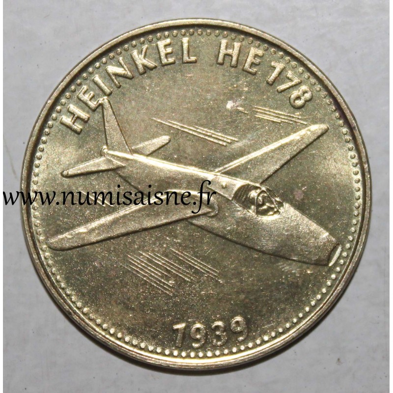 MÉDAILLE - Heinkel HE 178 - 1939 - Shell 1969