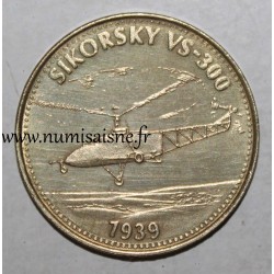 MÉDAILLE - Sikorsky VS 300 - 1939 - Shell 1969