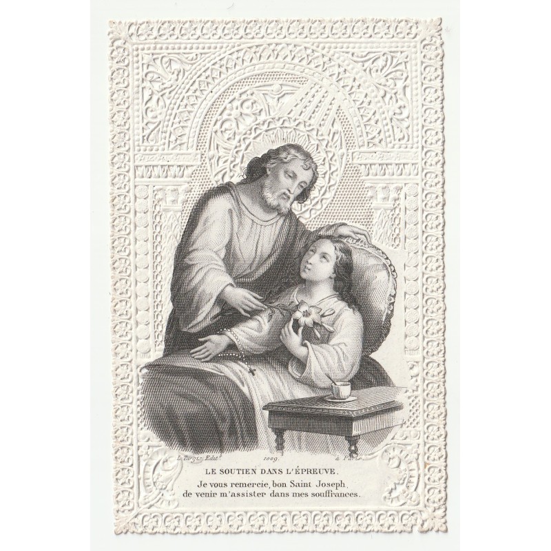 Pious IMAGE - SUPPORT IN TRIAL - SAINT-JOSEPH - 1939