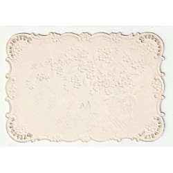 CARD - RELIEF IMAGE - FLOWERS