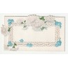 CARTE - IMAGE EN RELIEF - FLEURS - DENTELLE