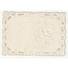 CARD - RELIEF IMAGE - FLOWERS - LACE