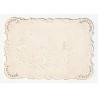 CARD - RELIEF IMAGE - FLOWERS - LACE