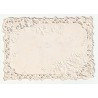 CARD - RELIEF IMAGE - FLOWERS - LACE