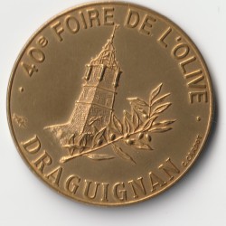 FRANKREICH - 83 - PROVENCE-ALPES-COTE-D'AZUR - DRAGUIGNAN - ECU DES VILLES - 5 ECU 1993 - 40. OLIVENÖLMESSE