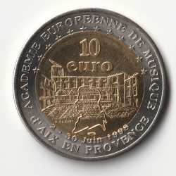 FRANKREICH - 13 – AIX EN PROVENCE – EURO VON CITIES – 10 EURO 1998 – 50. INTERNATIONALES FESTIVAL FÜR LYRISCHE KUNST