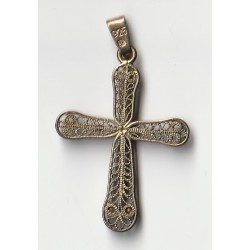 PENDANT - SILVER CROSS -...