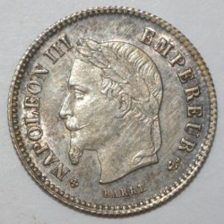 FRANCE - KM 808 - 20 CENTIMES 1867 BB Strasbourg TYPE NAPOLEON III