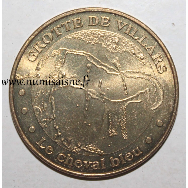 24 - VILLARS - Grotte - Le cheval bleu - Monnaie de Paris - 2010