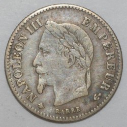 FRANCE - KM 808 - 20 CENTIMES 1867 A Paris TYPE NAPOLEON III