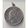 SILVER PENDANT - 2 ½ GULDEN 1938 - WILHELMINA - 25.59 g - 45 cm - 0/95324