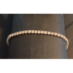 BRACELET EN ARGENT - ORNÉ D'OXYES DE ZYRCONIUM - 8.48 G. - 0/95331