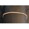 BRACELET EN ARGENT - ORNÉ D'OXYES DE ZYRCONIUM - 8.48 G. - 0/95331