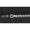 BRACELET EN ARGENT - ORNÉ D'OXYES DE ZYRCONIUM - 8.48 G. - 0/95331